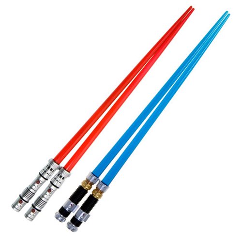 Star Wars Darth Maul and Obi-Wan Kenobi Battle Set Lightsaber Chopsticks